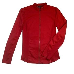 ARMANI EXCHANGE A/X WOMENS ZIP- UP RED JACKET/ Size Medium